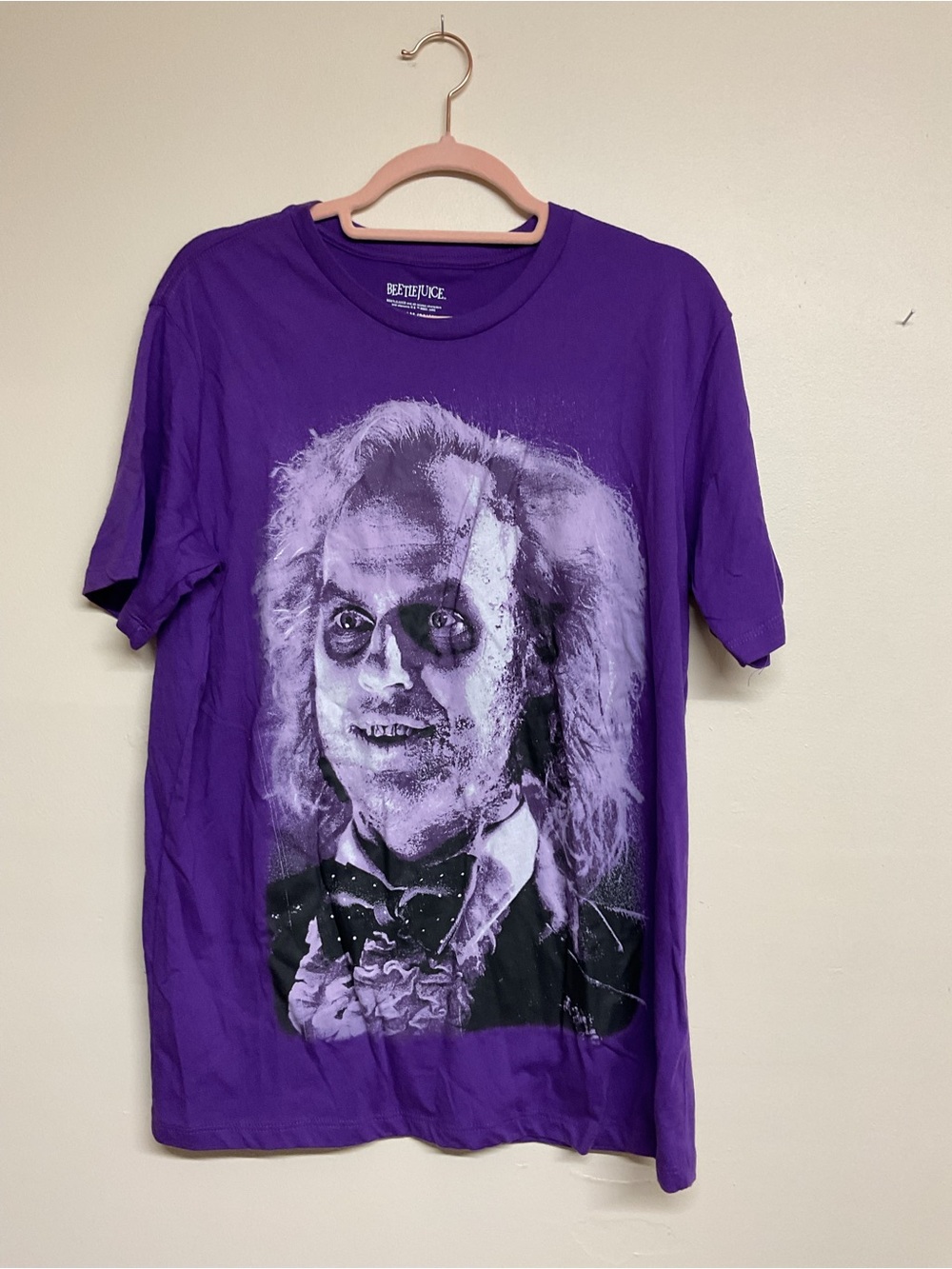 Beetlejuice Graphic Tee - Purple Women’s Shirt